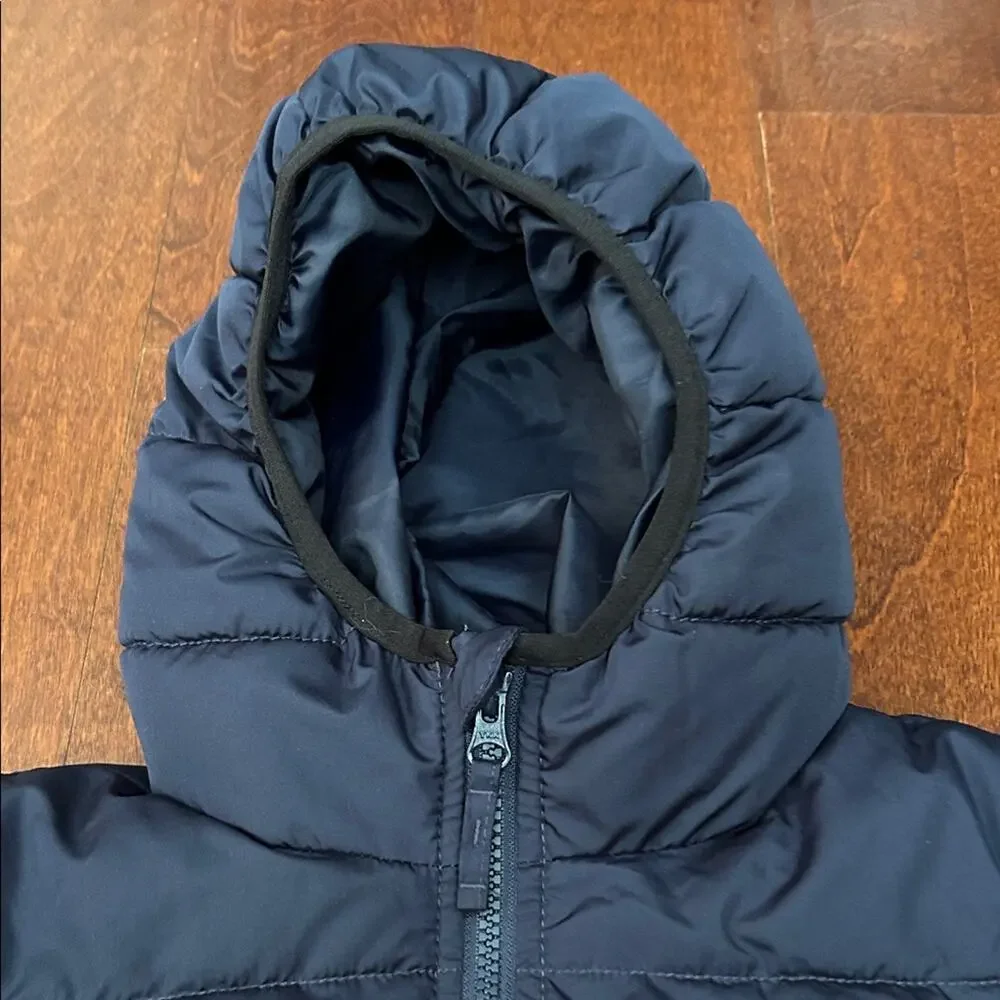 The Children's Place Navy Hooded Puffer Jacket, Size 5T